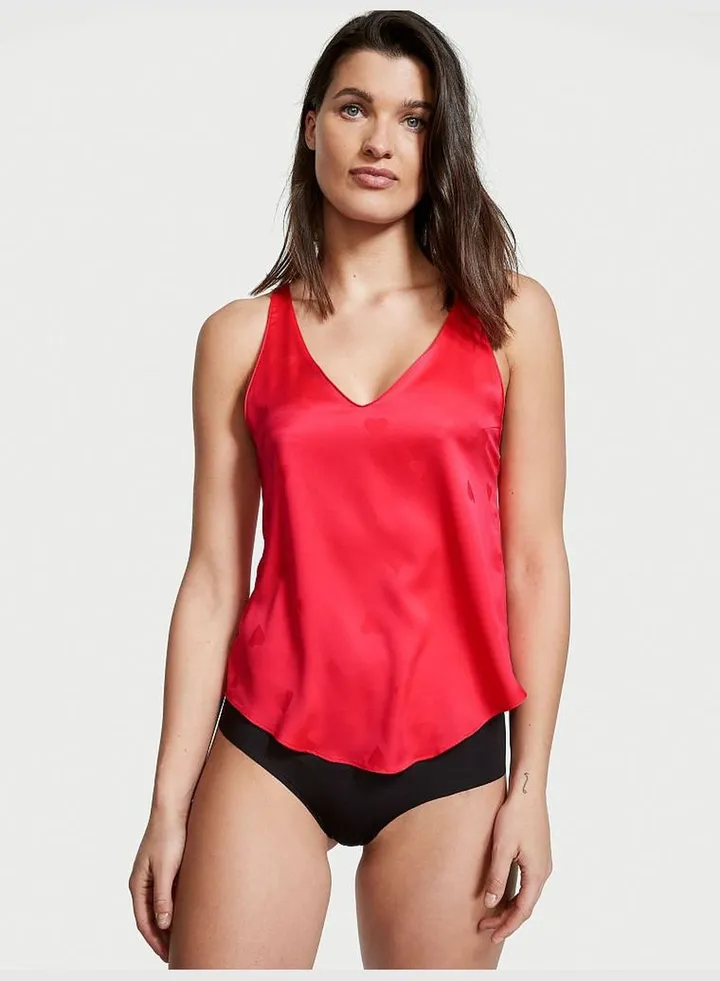 Satin Jacquard Cami Top