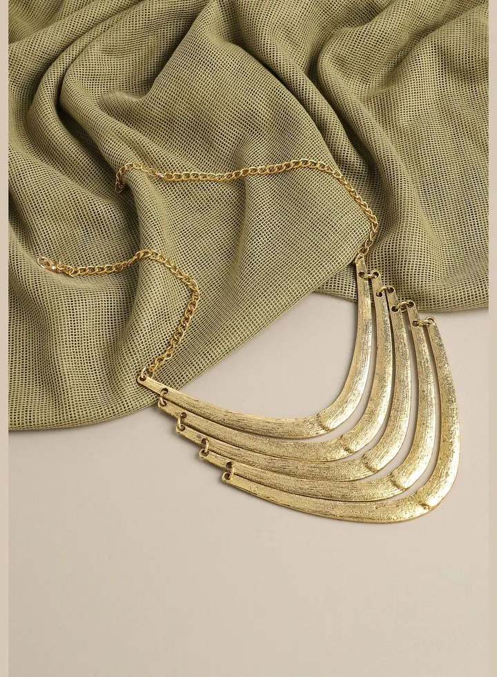 Gold Plated Designer Party Necklace For Women