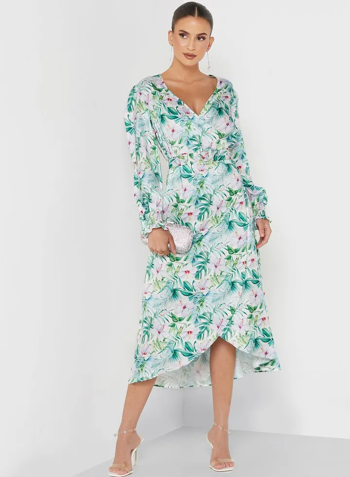 Belted Wrap Dress