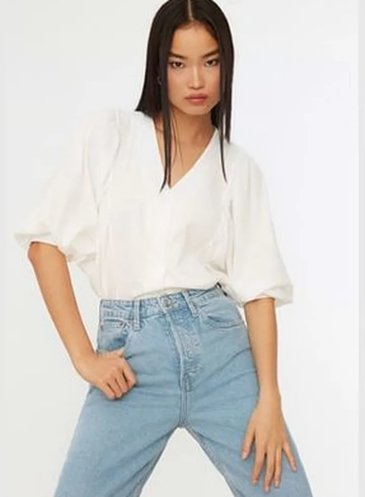 White Bat Sleeve Shirt TWOSS20GO0076