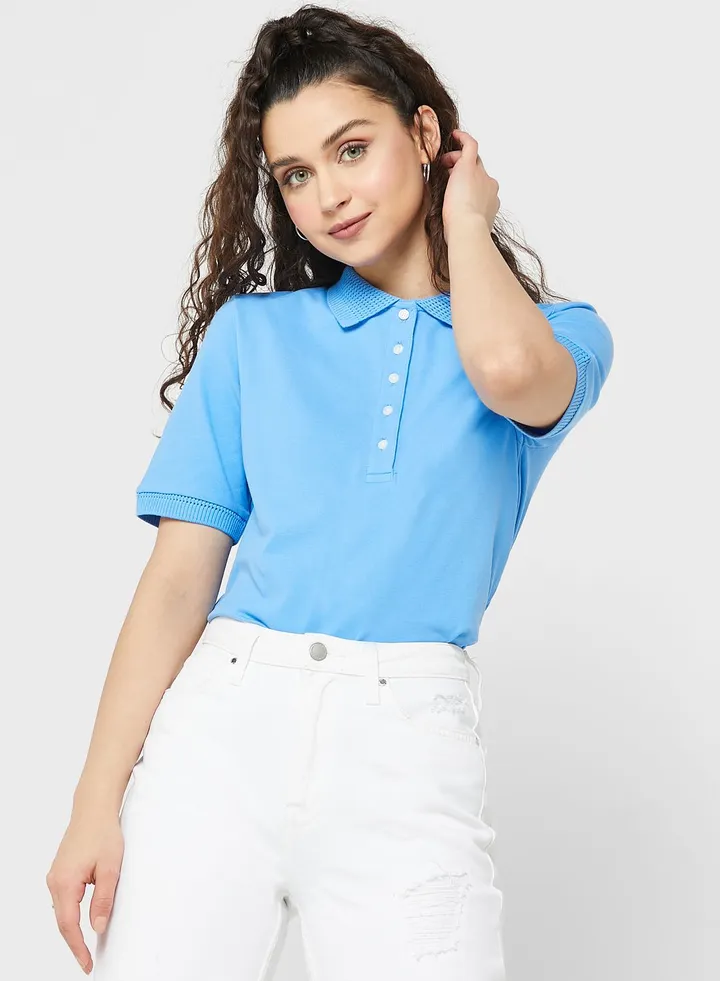 Polo Neck T-Shirt