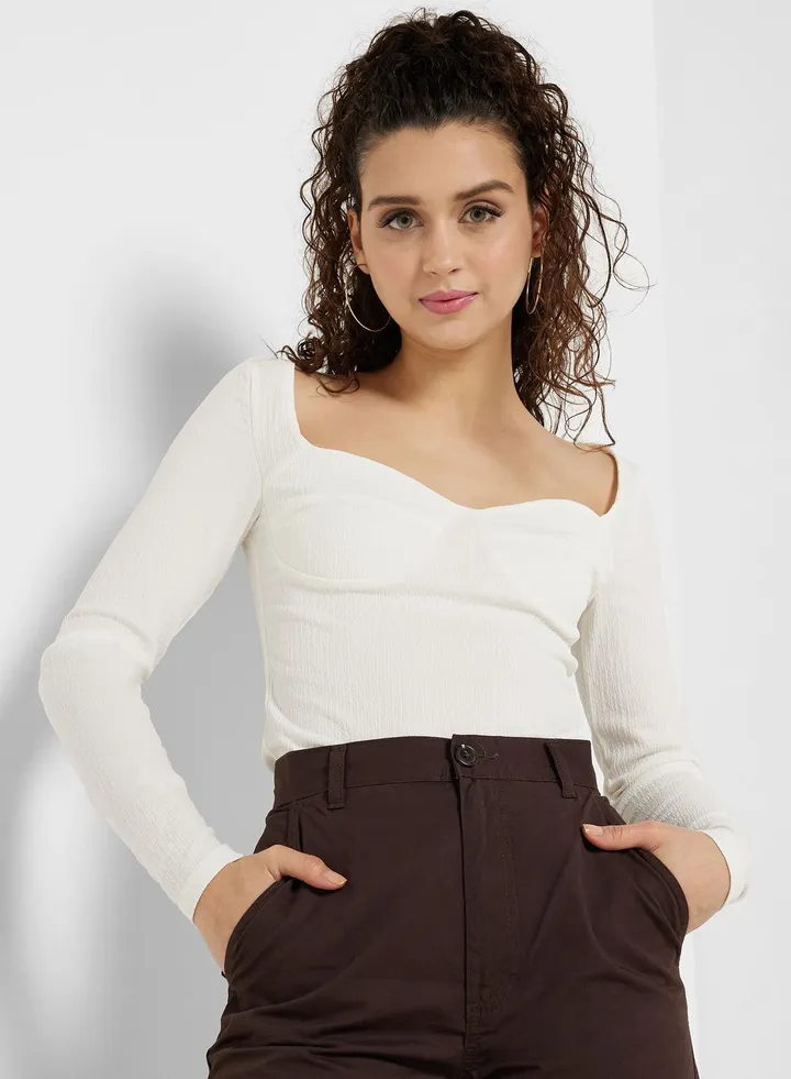 Sweetheart Neck Top