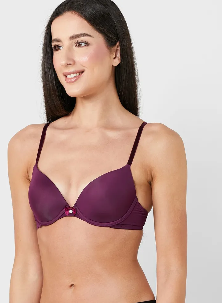 Plunge Neck Bra