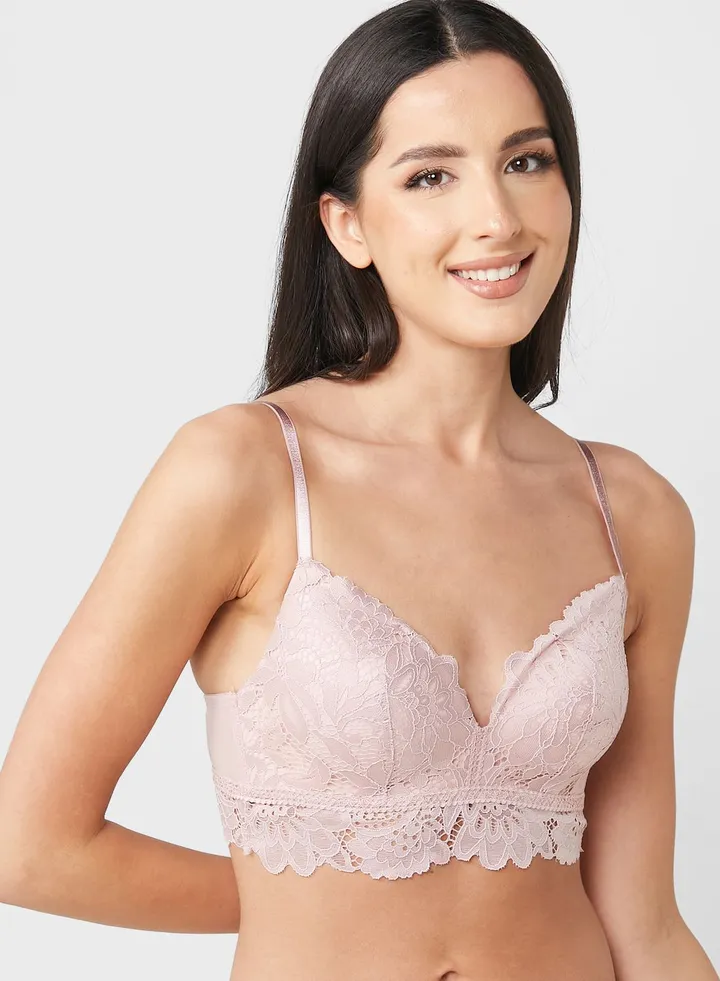 Plunge Neck Bra