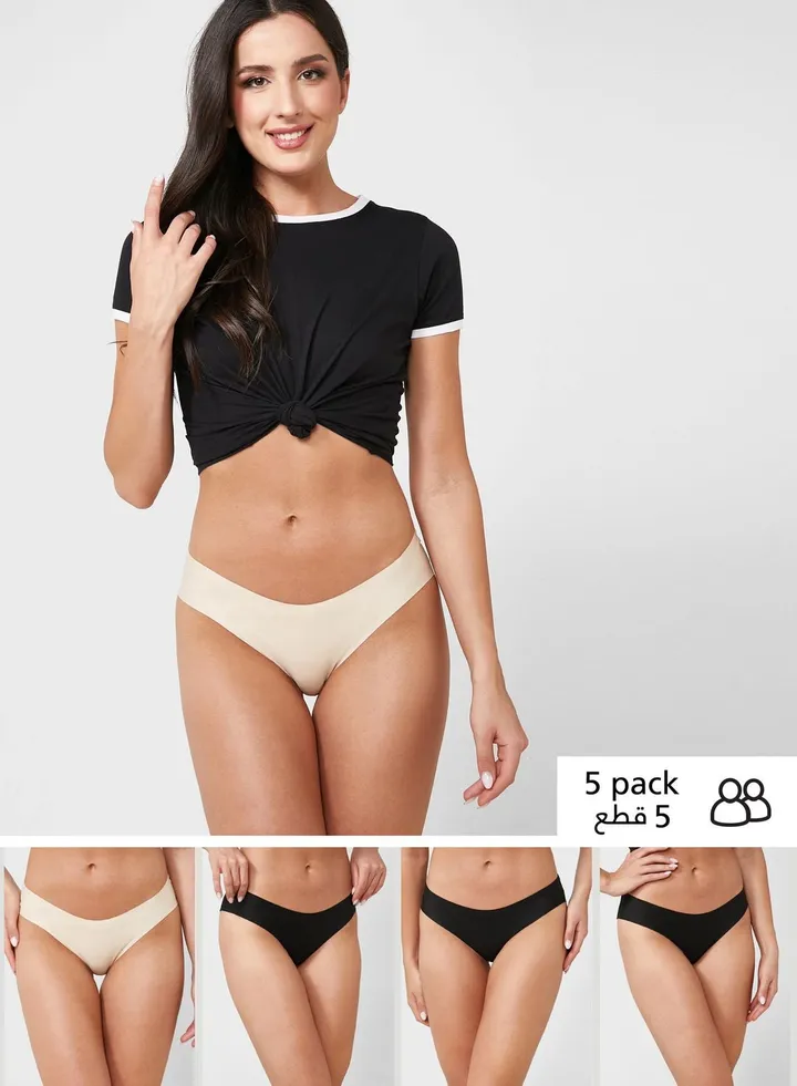 5 Pack Seamless Brief
