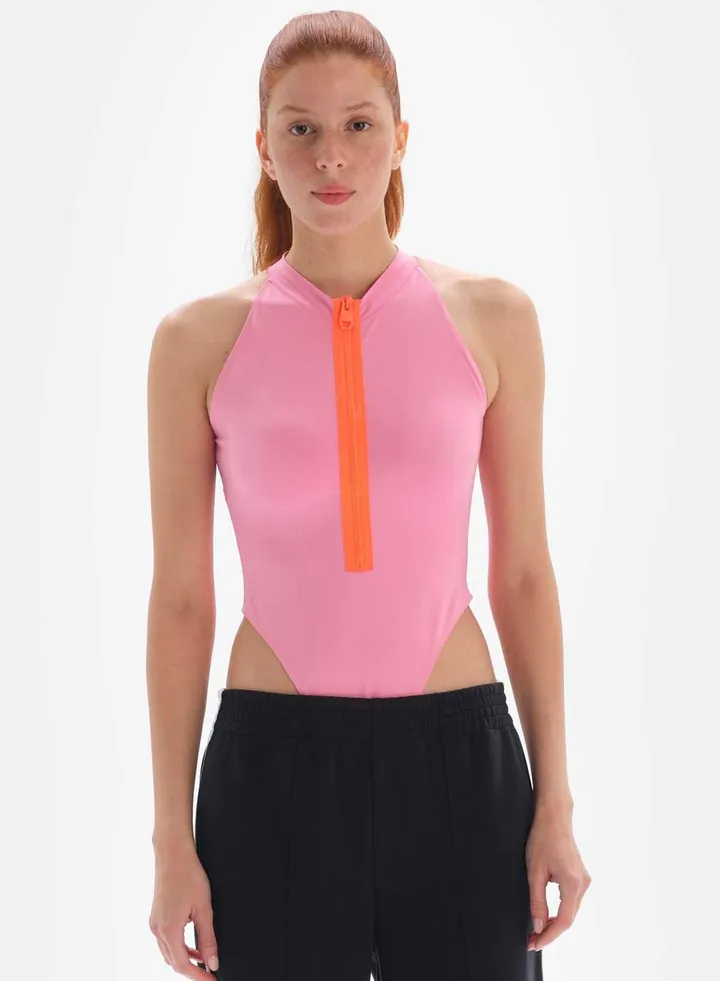 Zip Detail Bodysuit
