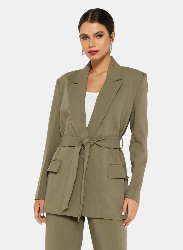 Belted Blazer