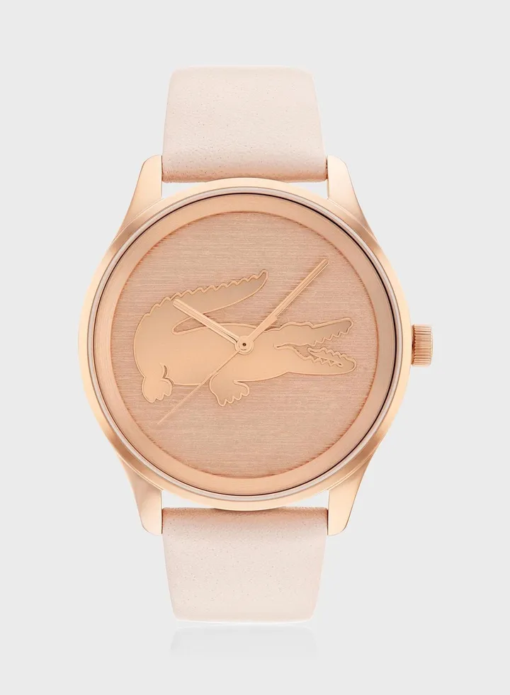 Blush Leather Analog Watch