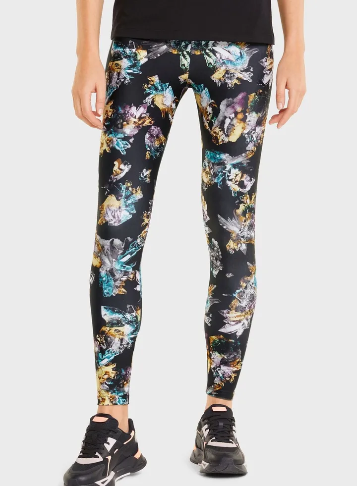 Crystal G High Waist Aop Leggings