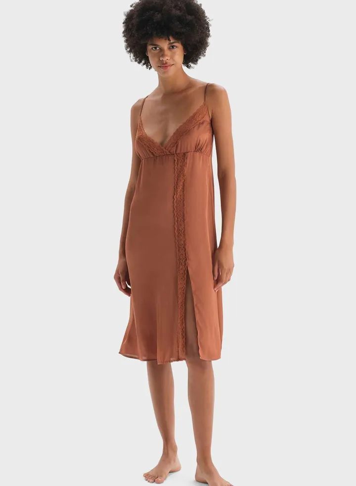 Side Slit Night Wear