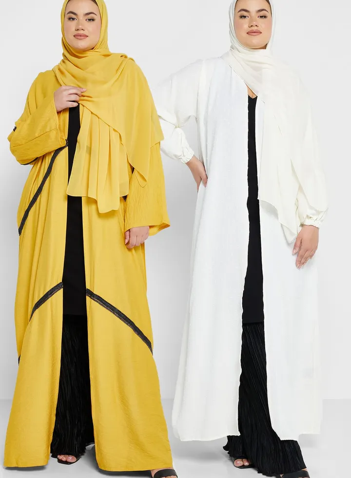 2 Pack Knitted Abaya