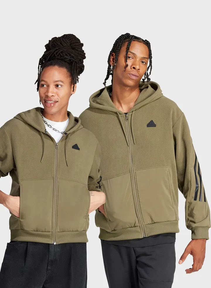 Future Icons 3-Stripes Full-Zip Hoodie