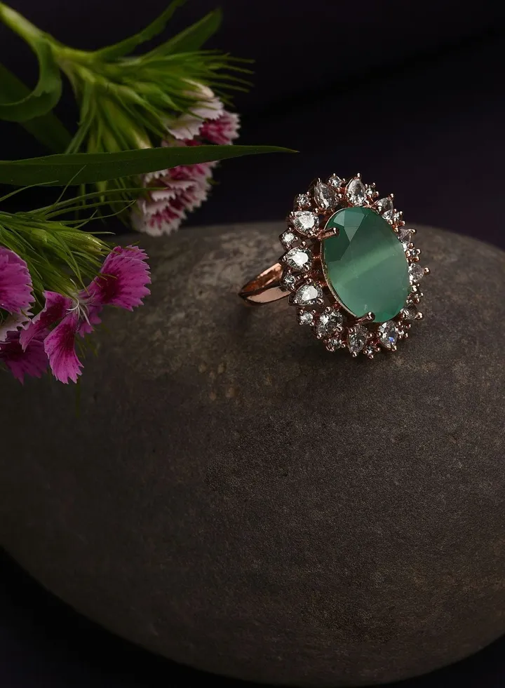 Gold Plated Trendy Ring