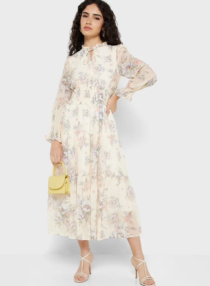 Floral Printed Dress