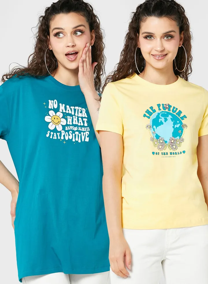 2 Pack Graphic T-Shirt