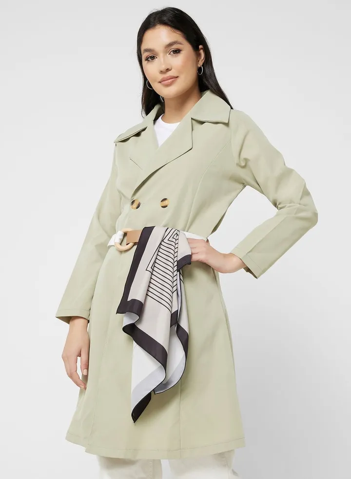 Longline Trench Coat