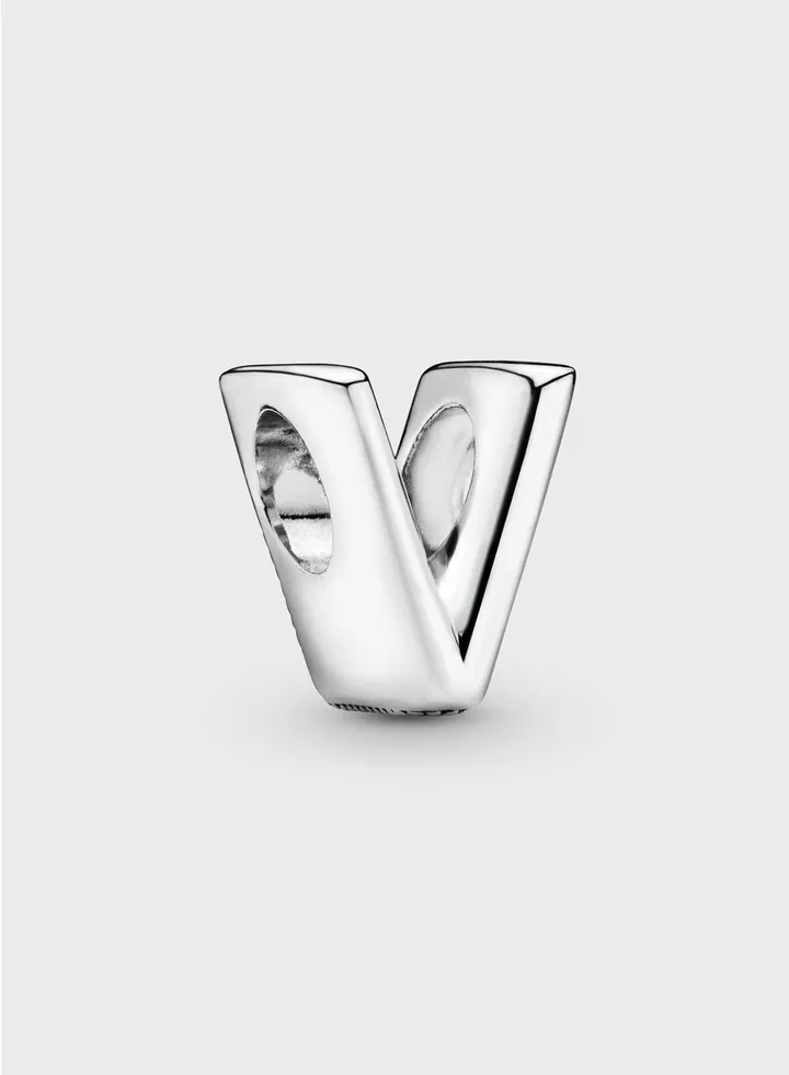Letter V Alphabet Charm