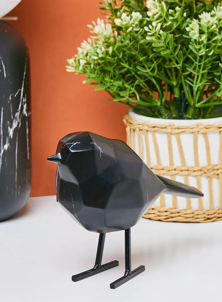 Small Marble Printed Statue Bird