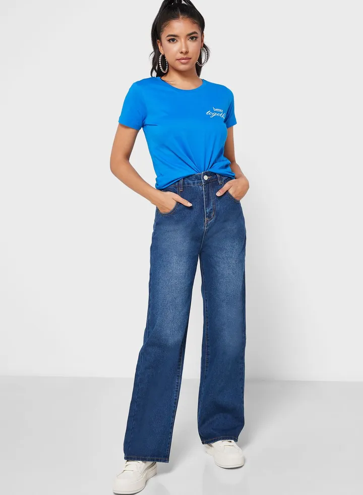 High Waisted Mom Jeans