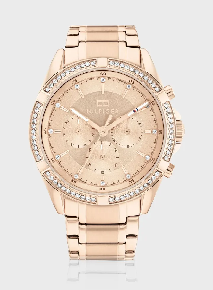 Kenzie Steel Strap Analog Watch