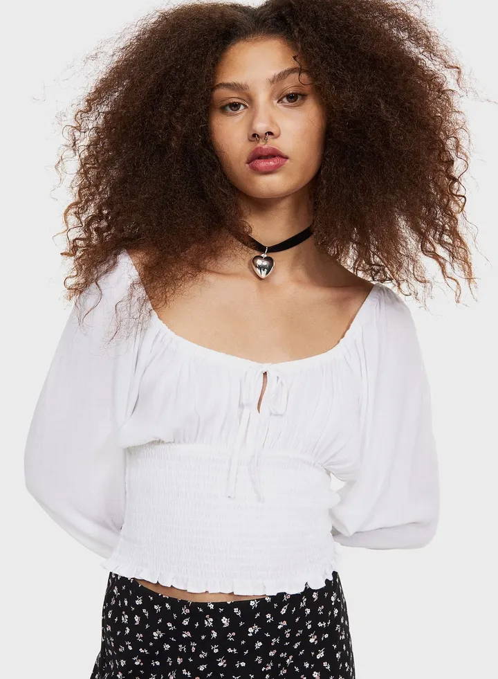 Tie Detail Top