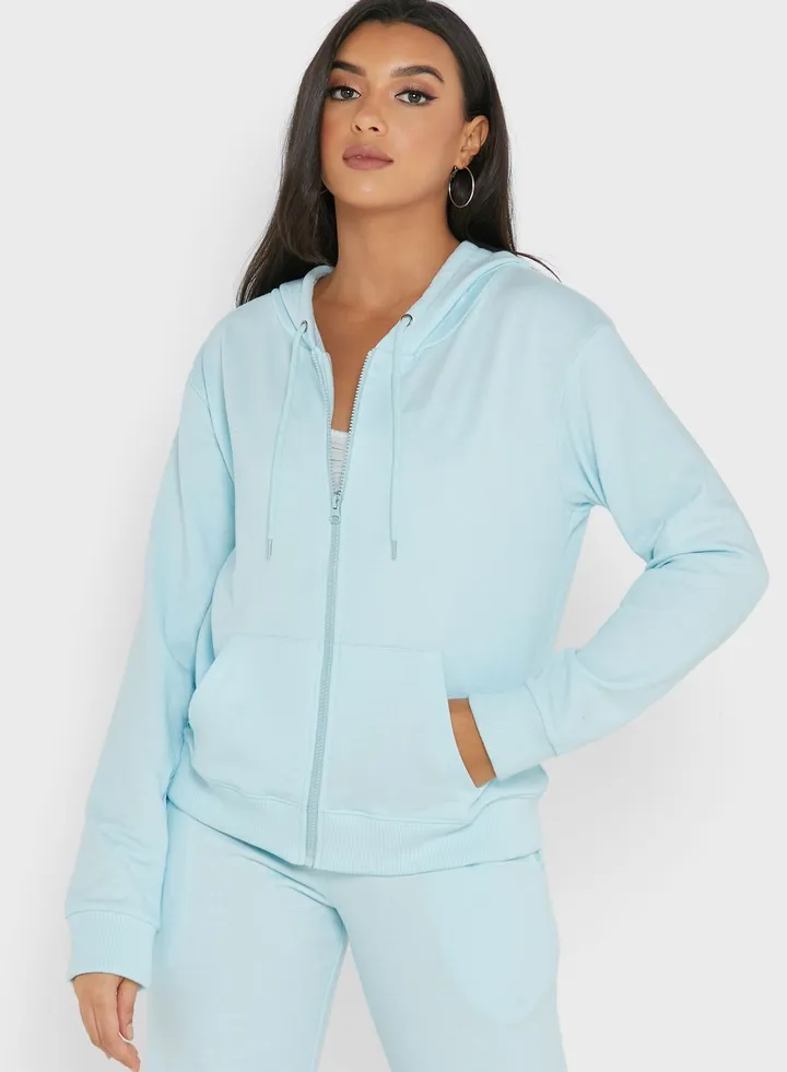 Zip Front Hoodie