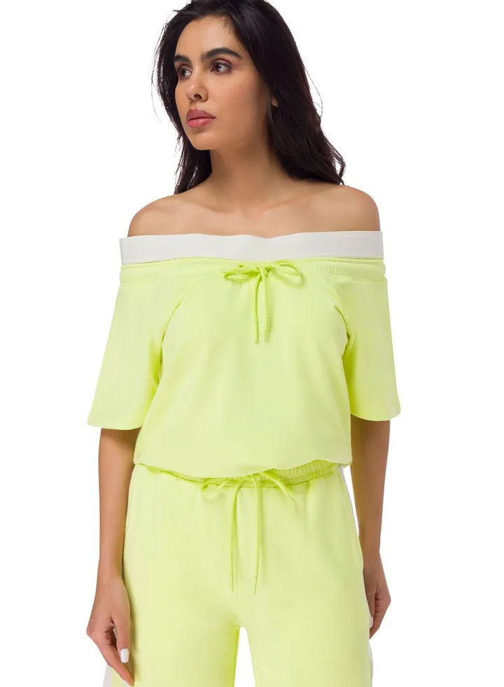 Annie Off Shoulder Crop Top