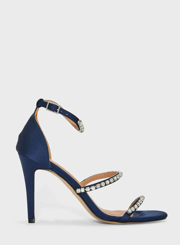 Diamante Detail Strappy Sandals