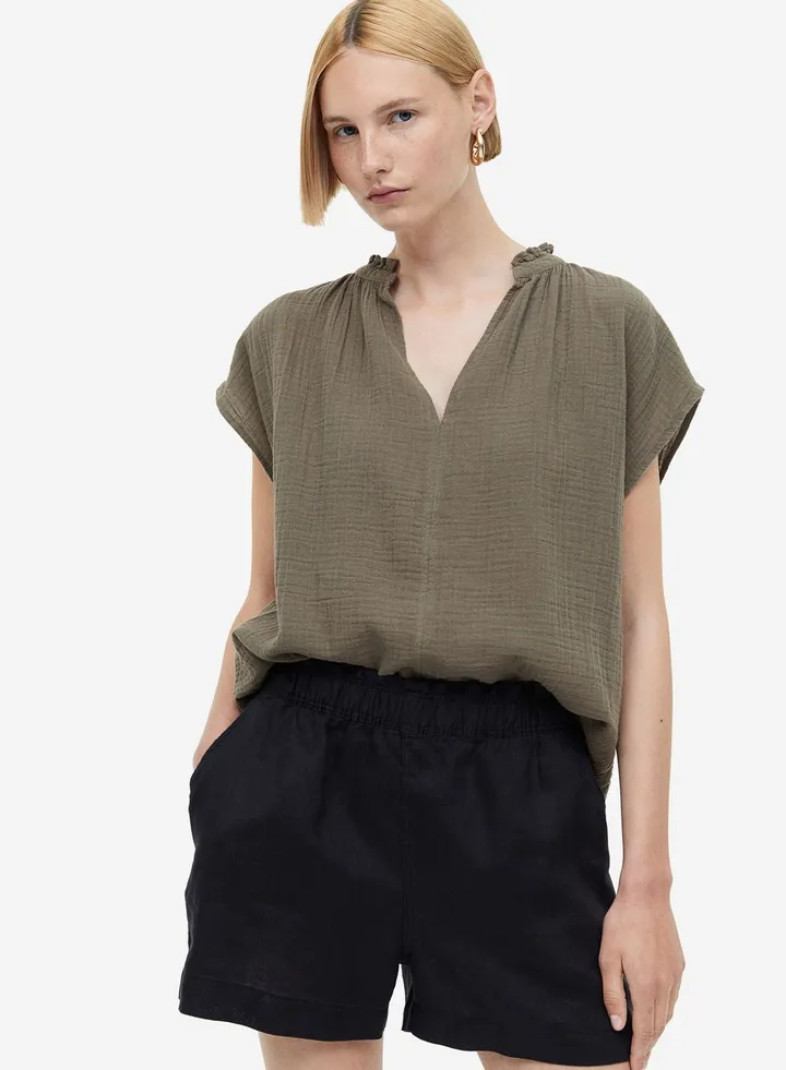 Frill Detail Top