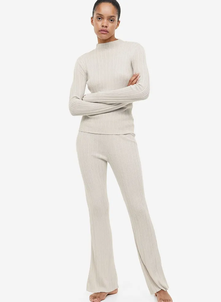 Ribbed Knitted Top