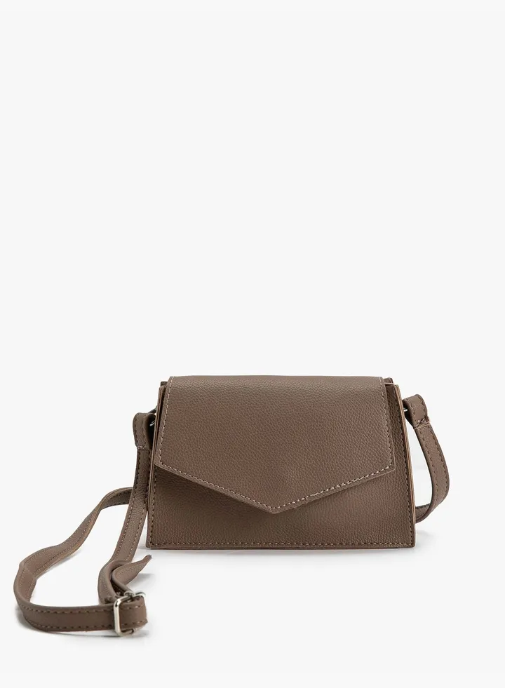 Mini Cross Bag Faux Leather Thin Straps