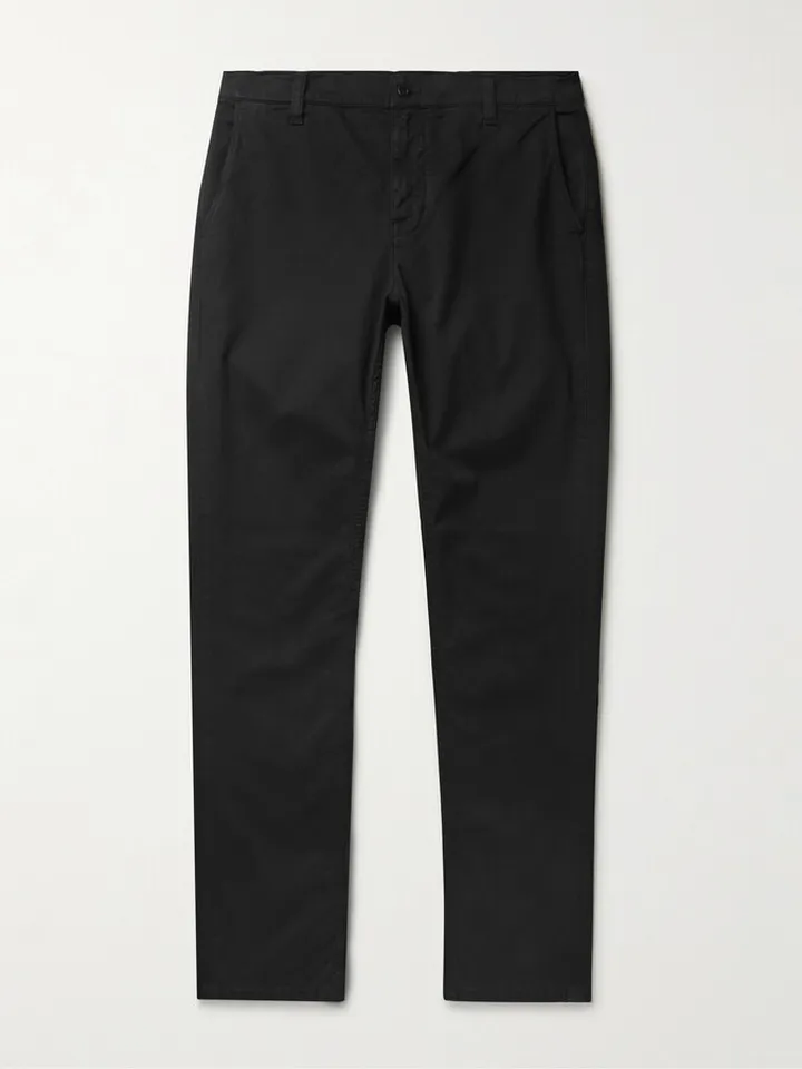Easy Alvin Slim-Fit Organic Cotton-Blend Trousers