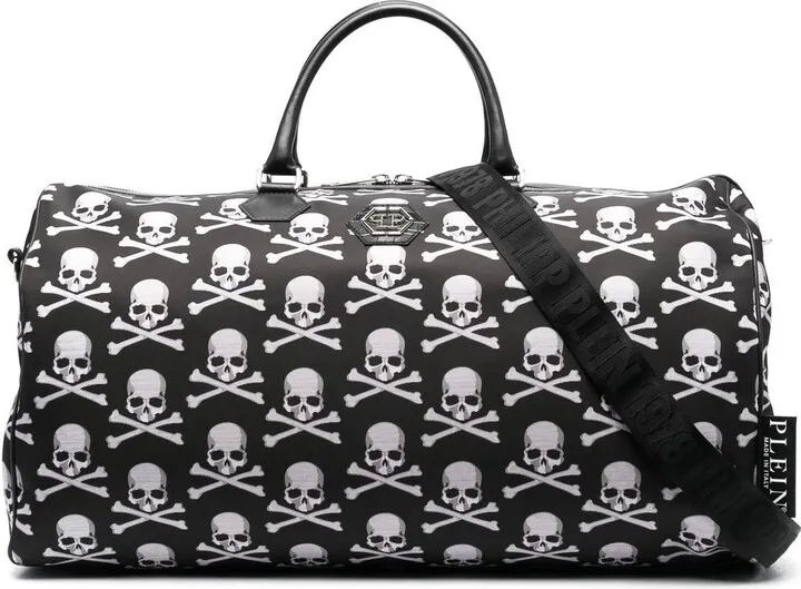 Skull Bones print holdall bag