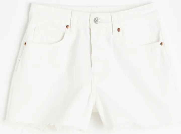 High Denim Shorts
