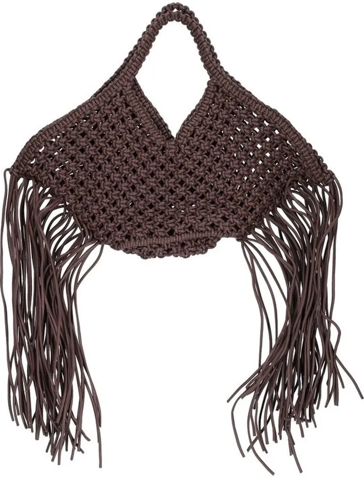 Yuzefi Interwoven Fringed Tote Bag