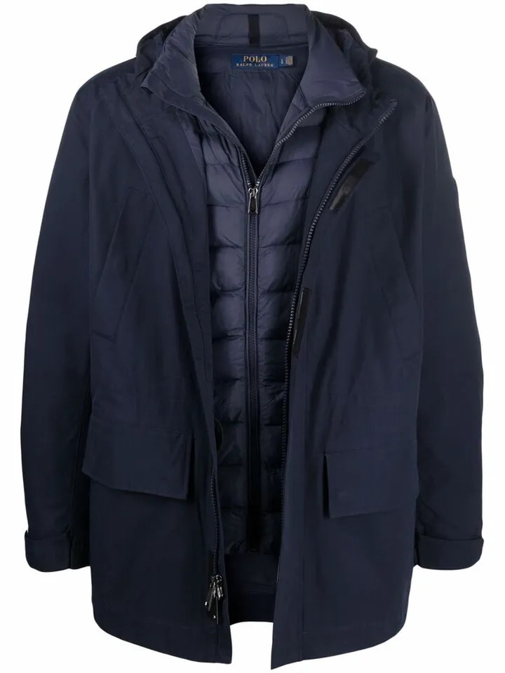 Layered Hooded Parka
