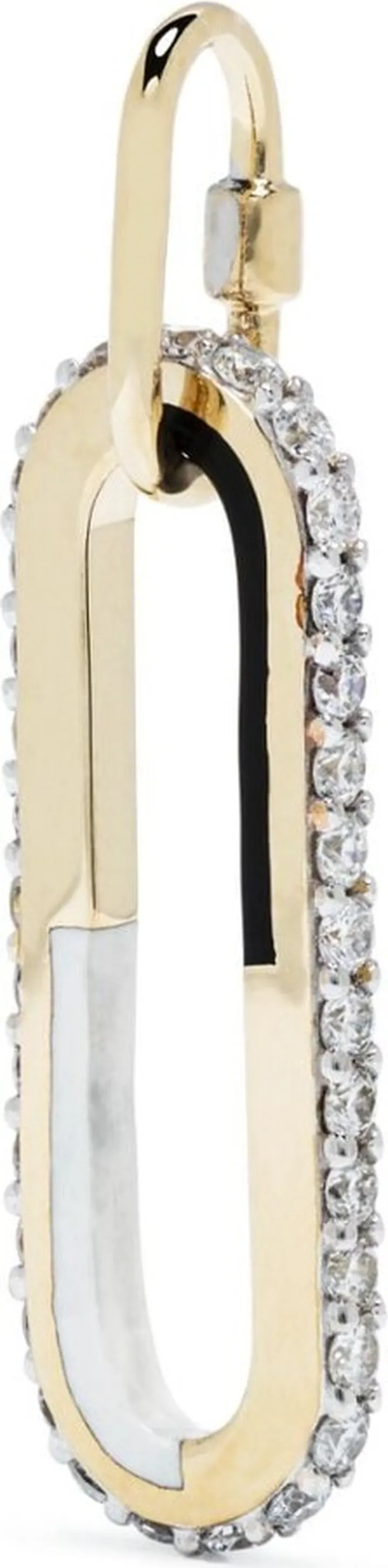 14kt yellow gold Memory Lane diamond charm