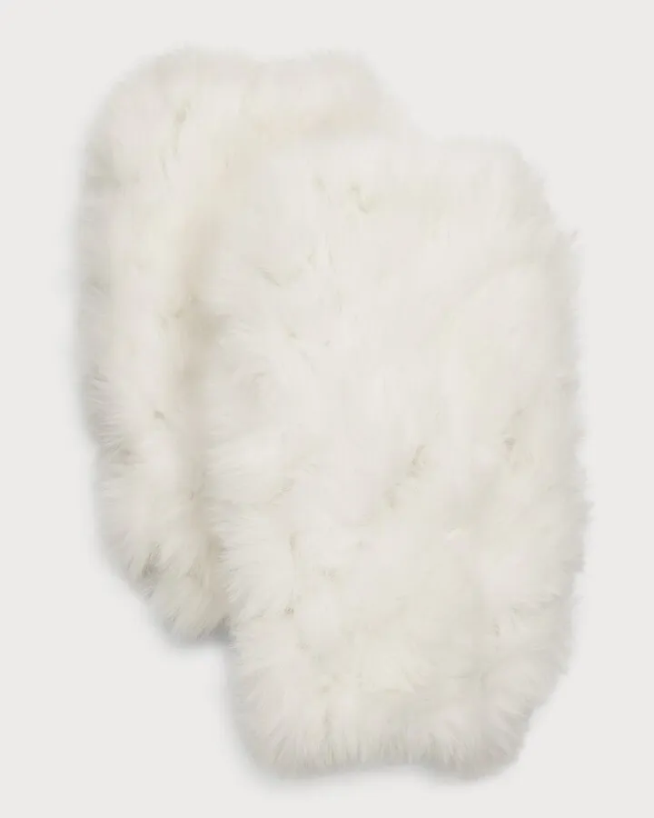 Faux Fur Fingerless Gloves