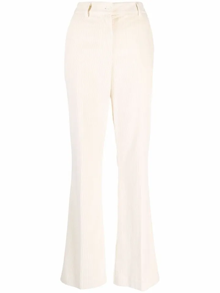 Straight-Leg Corduroy Trousers