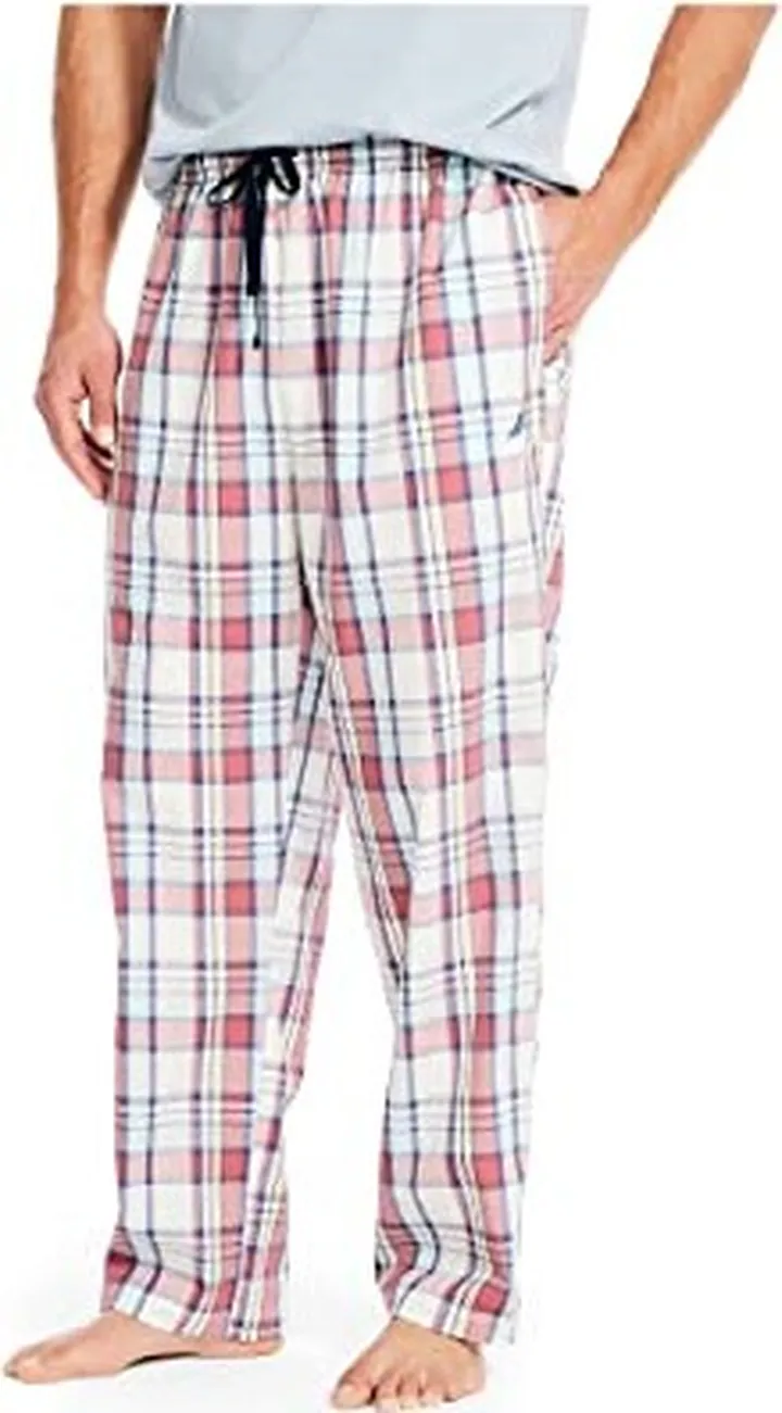 Nautica Men's Plaid Poplin Sleep Pant