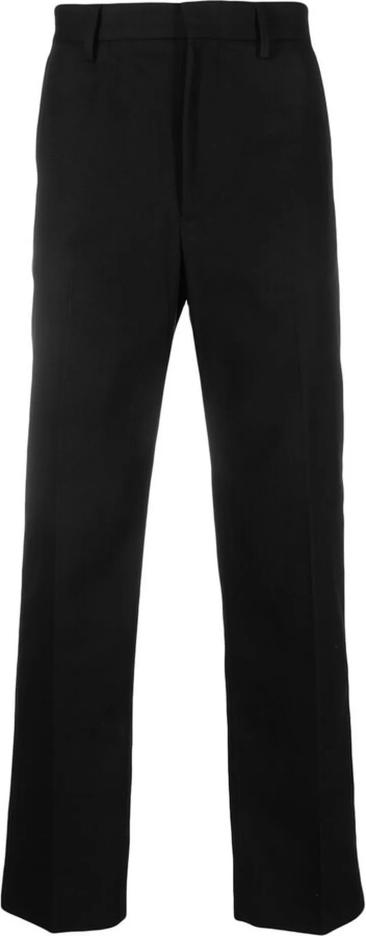 High-Waisted Straight-Leg Trousers