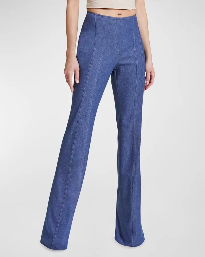 Bella High-Rise Flare Denim Pants