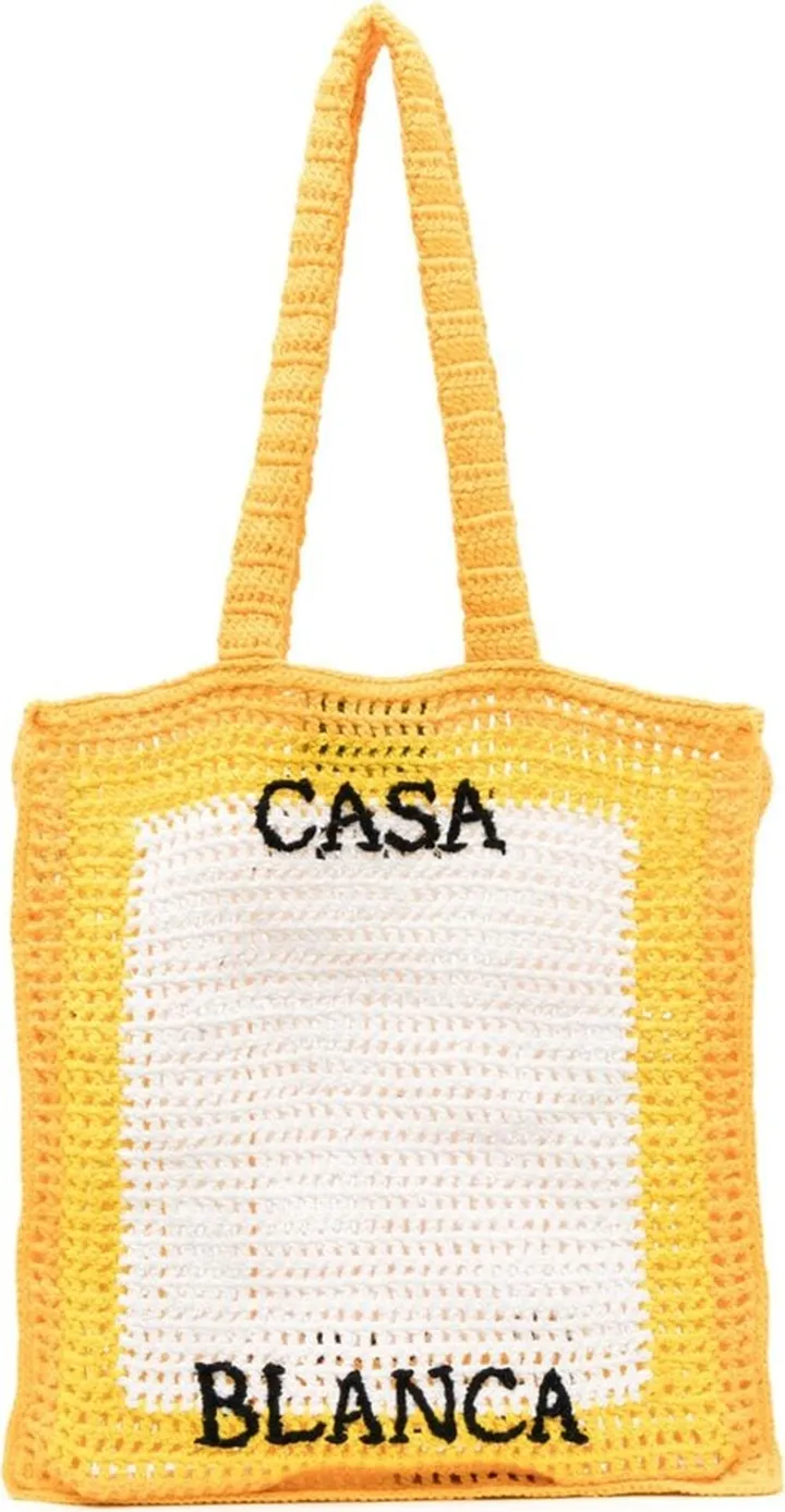 Atlantis crochet-knit tote bag