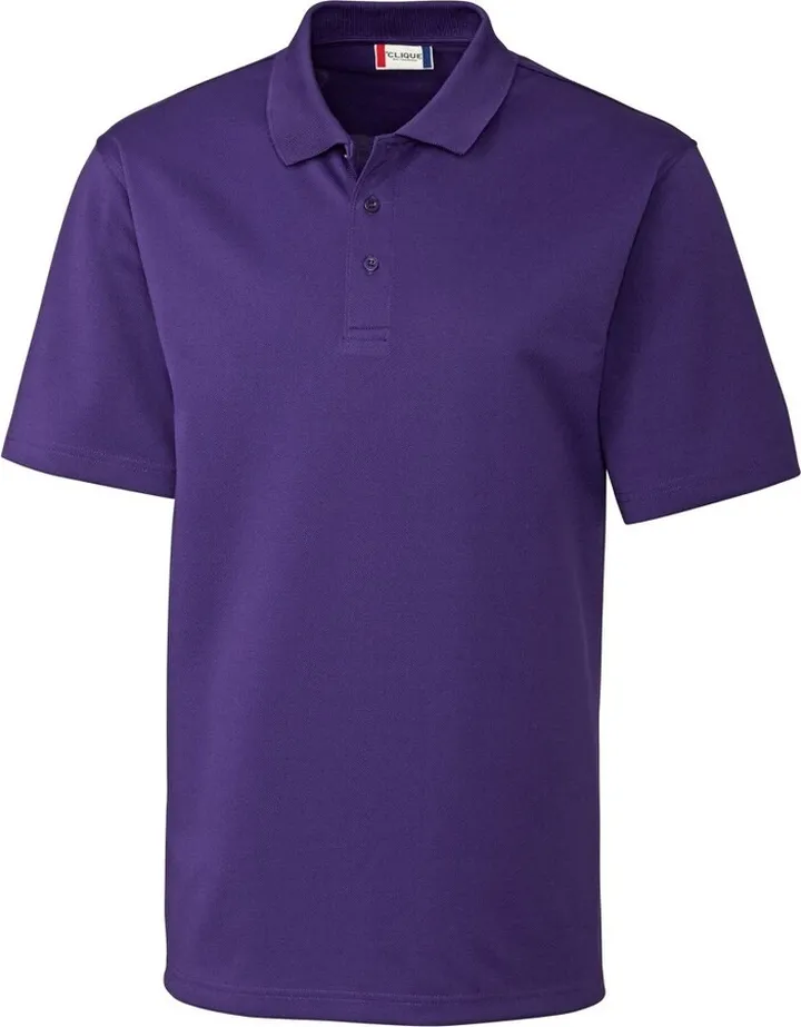 Clique Men's Malmo Pique Polo Shirt - College Purple - L