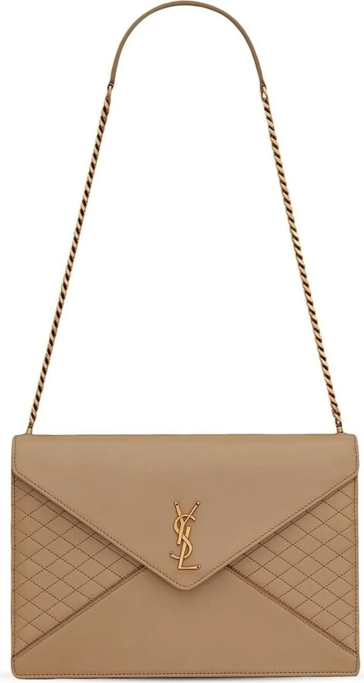 Gaby monogram plaque shoulder bag