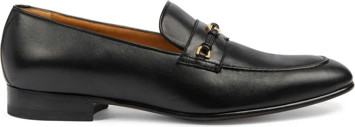 Interlocking G leather loafers
