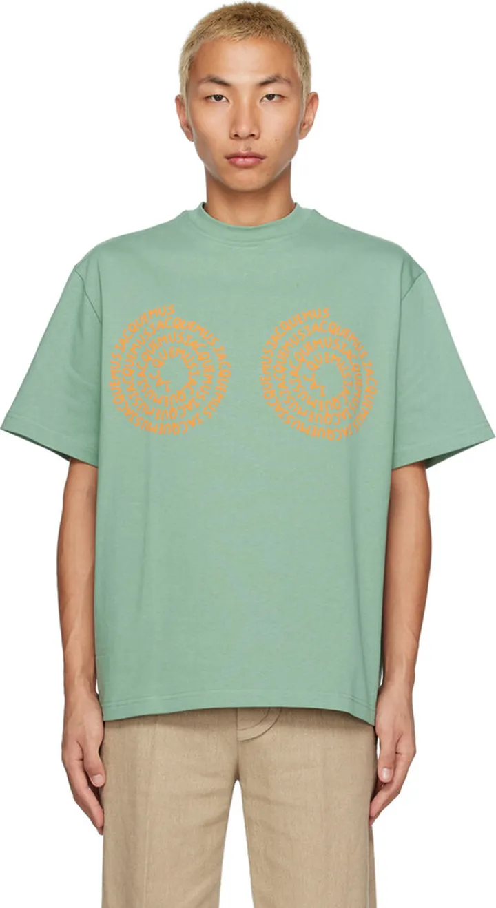 Jacquemus Green 'Le Bordado' T-Shirt