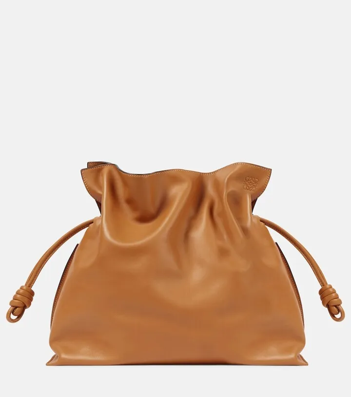 Flamenco XL leather shoulder bag