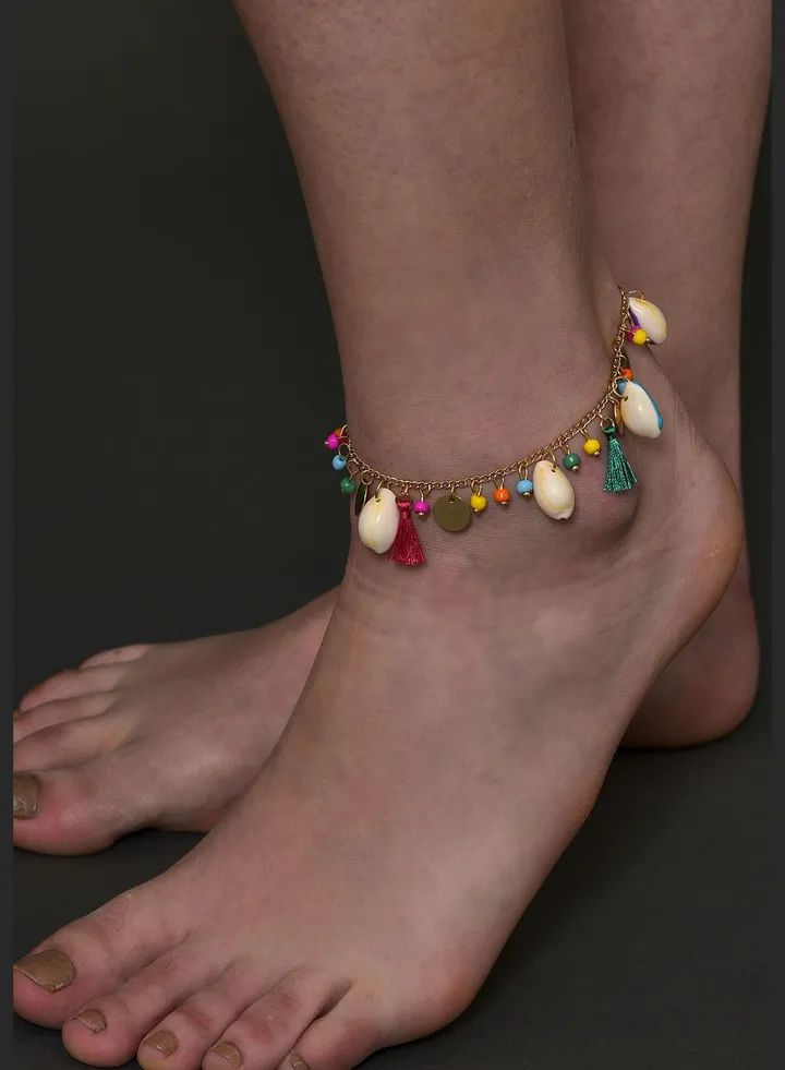 Gold Plated Designer Anklet