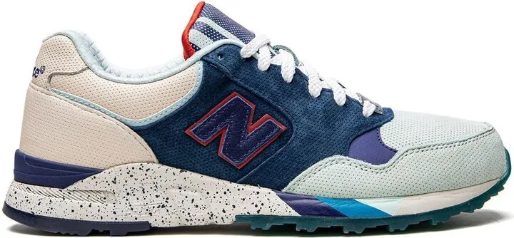 850 Panelled Suede Sneakers
